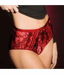 Slip donna in tulle semitrasparente e pizzo Admas 41712