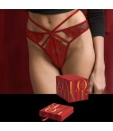 Perizoma donna in pizzo semitrasparente Admas 42690
