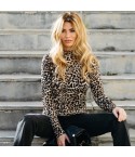 Lupetto sottogiacca leopardato donna animalier Admas 43499