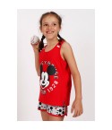 Pigiama bimba Disney 55097 canotta topolino rosso corto