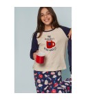 Pigiama bimba Admas 55216 lungo cotone a fantasia