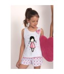 Pigiama bambina corto Santoro Gorjuss 55575