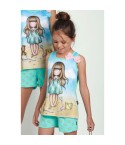 Pigiama bimba Santoro Gorjuss 55577 spalla larga