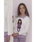 Pigiama bambina Santoro Gorjuss 55598 caldo cotone interlock