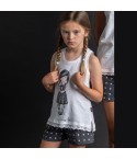 Pigiama bimba estivo cotone Mercoledì Addams Santoro 62402