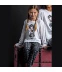 Pigiama bimba lungo cotone Mercoledì Addams Santoro 62403