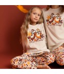 Pigiama bambina Cip & Ciop in caldo cotone Admas 63263