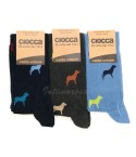 0 Calze uomo lunghe Ciocca 134/1 moda caldo cotone 