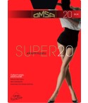 Collant velato Omsa Super 20 den elasticizzato lycra  5 paia 