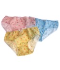 0 Slip bimba cotone fantasia fiori Effenne 6 pezzi 