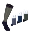 Calze lunghe uomo Lancetti 06 filo di scozia fantasia var. A 3 pz.