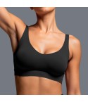 Brassiere donna senza ferretto in microfibra Lormar 01440