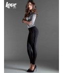 Leggings moda Love and bra 16423 con frange laterali 