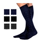 Calze uomo invernali Meritex 1670 corte lunghe fantasia 6 paia 