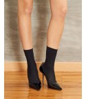 Calzino donna Sisi pied-de-poule rete 