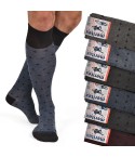 Calze lunghe invernali Meritex 1722 fantasia rombi 6 paia