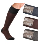 Calze uomo lunghe caldo cotone Enrico Coveri fashionline 193D
