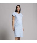 Camicia da notte premaman aperta cotone Biancaluna 26D21313