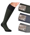 Calze uomo lunghe caldo cotone Enrico Coveri fashionline 237B