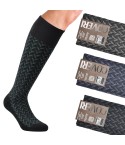 Calze uomo lunghe caldo cotone Enrico Coveri fashionline 237D