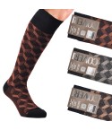 Calze uomo lunghe caldo cotone Enrico Coveri fashionline 238A