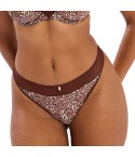 Perizoma leopardato con pizzo Sans Complexe 30PAP07
