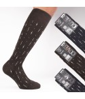 Calze uomo lunghe Enrico Coveri tris caldo cotone 322 var. B