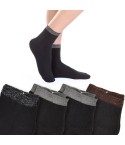 Calzini in Pile donna Meritex neri 4 paia