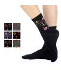 3489 calze fiori