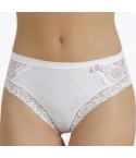 Slip donna Lovelygirl 3665 in cotone e pizzo
