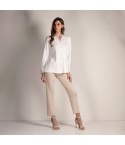 Pigiama donna in caldo cotone maglia aperta Lunatica 42105