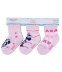 Calzini neonata Disney 4220 Minnie 3pz. rosa