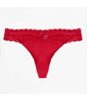 Perizoma donna con pizzo rosso Admas 42716