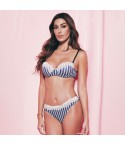 Coordinato Jadea 4496 balconcino + brasiliano cotone pizzo blu