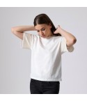 Maglia Oversize Donna rete lurex brillantinata sulla manica Jadea 4758 
