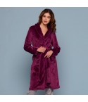Vestaglia lunga giacca camera donna in flanel prugna Cippi 4985 Leggi le recensioni 