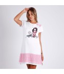Camicia da notte donna estivo Santoro Gorjuss 51536 rosa