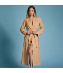 Vestaglia lunga donna con spacchi punto milano Lunatica 52166