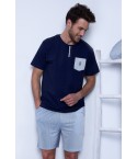  Admas 54036 pigiama uomo corto estivo