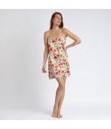Camicia da notte raso fantasia Admas Garden 61219