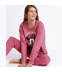 Pigiama donna Disney Minnie 62307 100% cotone pois
