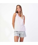 Pigiama donna corto 100% cotone Admas 64114