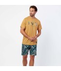 Pigiama uomo fantasia tropicale cotone Admas 64765
