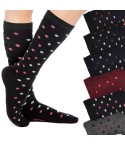 Calze lunghe gambaletto caldo cotone Meritex 6579 B 6 paia