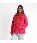 Felpa con cappuccio in pile coral giacca da camera Admas 67096