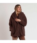 Giacca da camera sherpa Teddy scollo a scialle Admas 67137