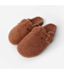 Pantofole donna antiscivolo in sherpa Admas 69128