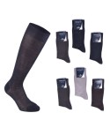 Calze uomo sanitarie Nottingham 850 lunghe 6 paia