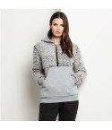 Tuta donna felpata grgio/nero Laura Biagiotti BOS 96591S 