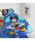 Copriletto trapunta invernale Mickey Mouse Disney